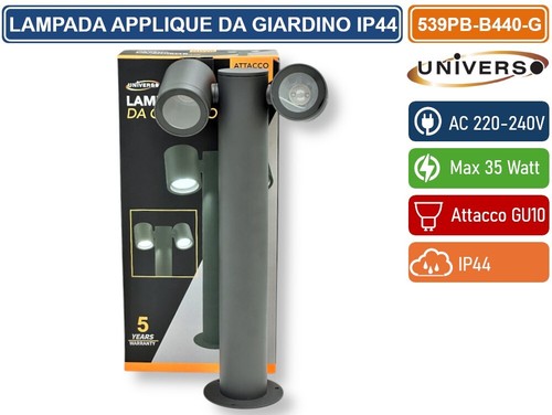 Lampione 45cm giardino con - lampione,