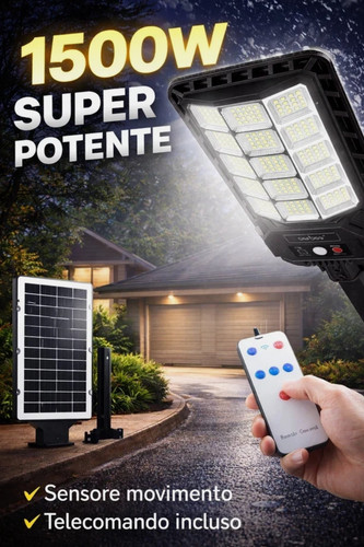 Faro led solare 1500w - faro,