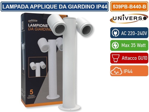 Lampione 45cm giardino con - lampione,